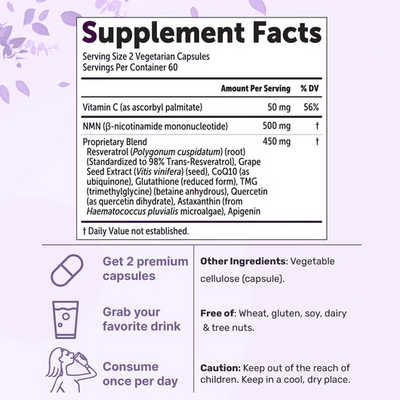 10-in-1 NMN Complex - 1000mg.