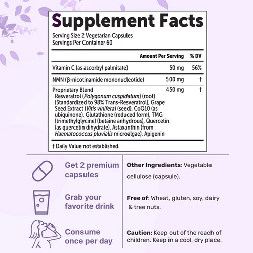 10-in-1 NMN Complex - 1000mg.